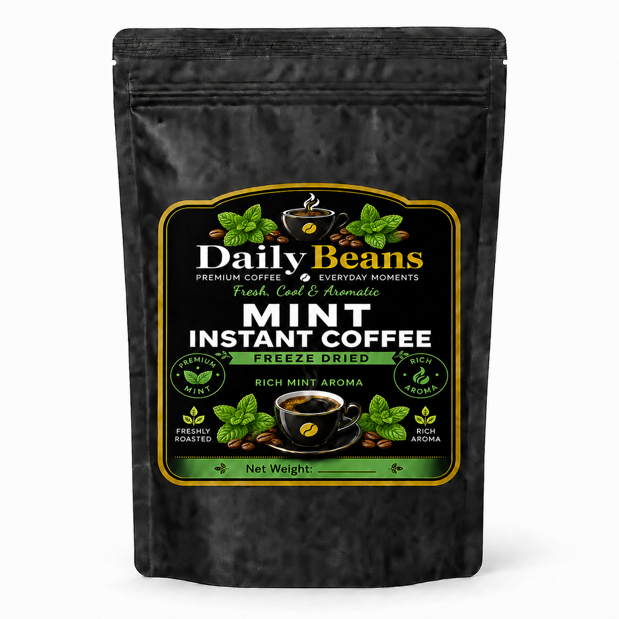 Instant Flavor Coffee - Freeze Dried - Mint