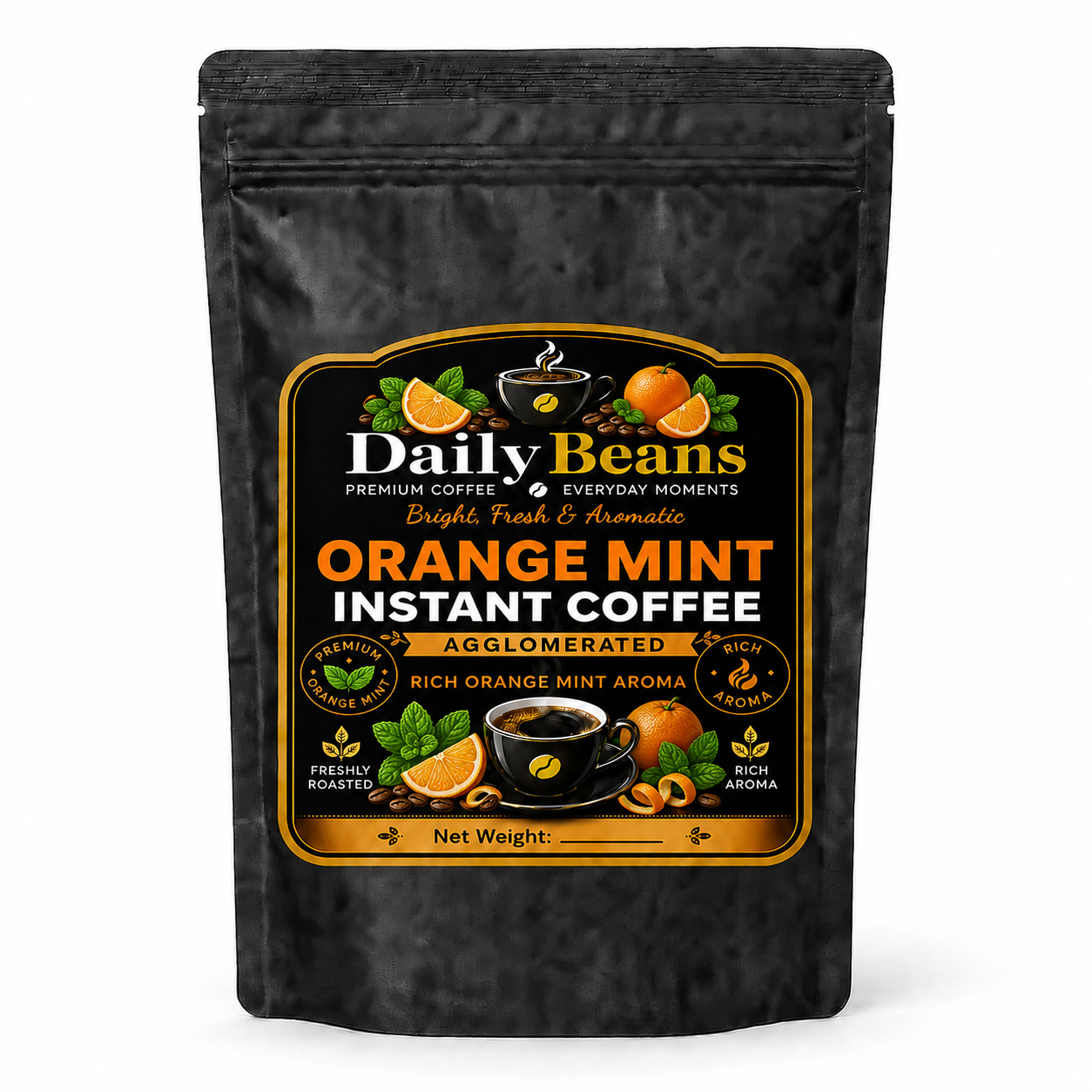   Instant Flavored Coffee - Orange Mint