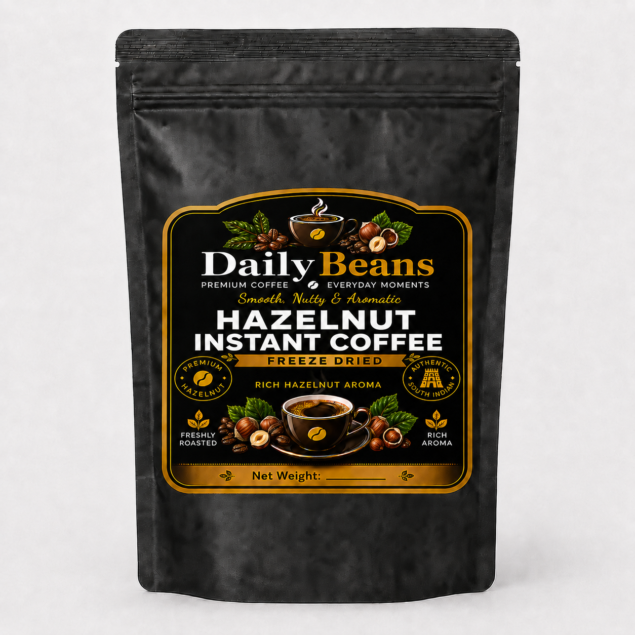 Instant Flavor Coffee - FreezeDried - Hazelnut